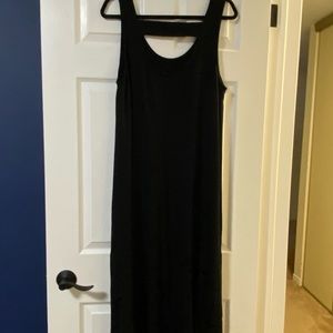 GAP - Sleeveless Long Black Dress - XL
